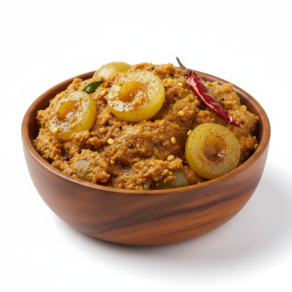 Buy Priya Amla Pickle Without Garlic 300g Online – Authentic Indian Gooseberry Pickle at WorldFoodHub