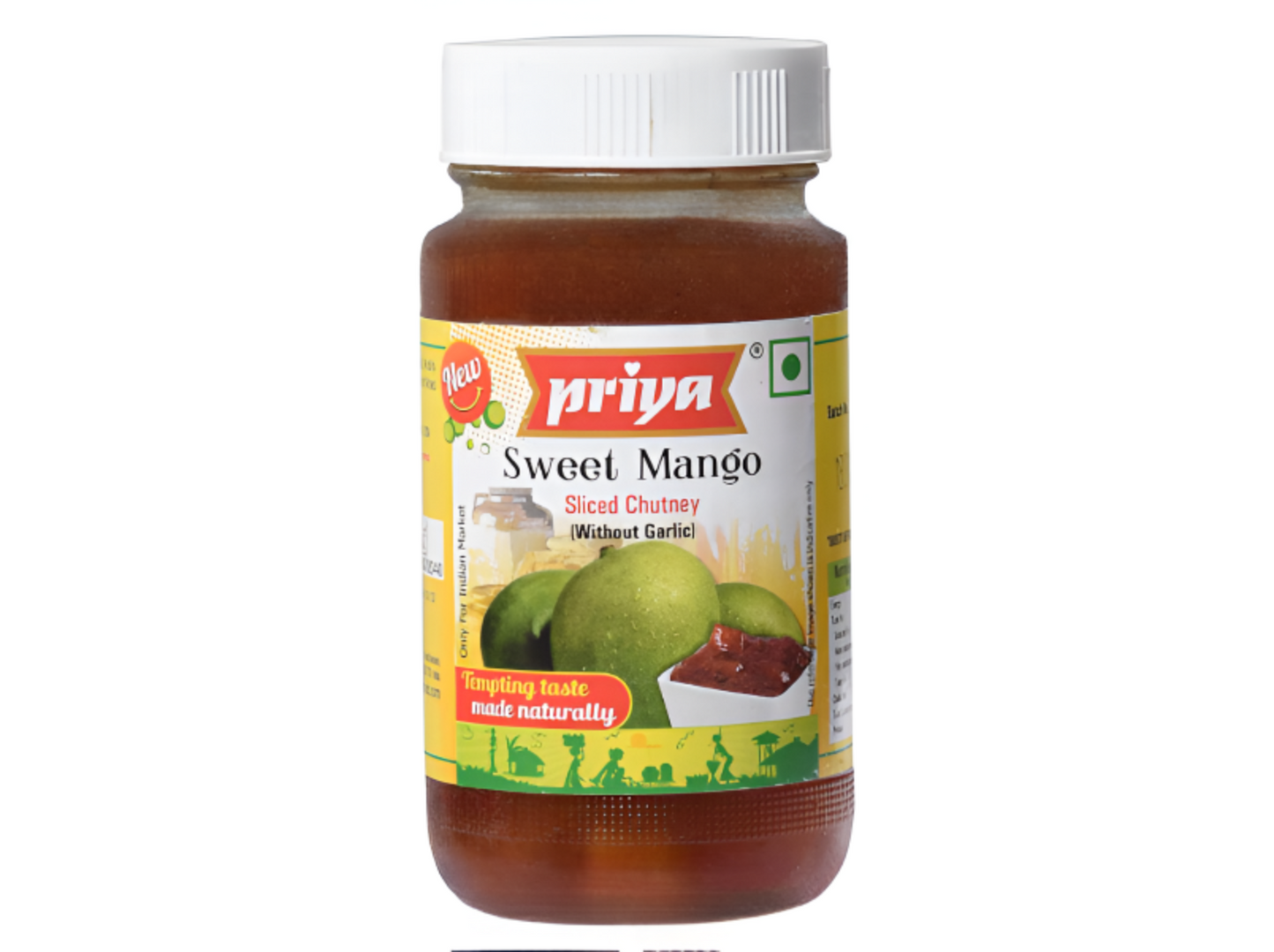 Priya Sweet Mango Chutney (without garlic) - (340g)