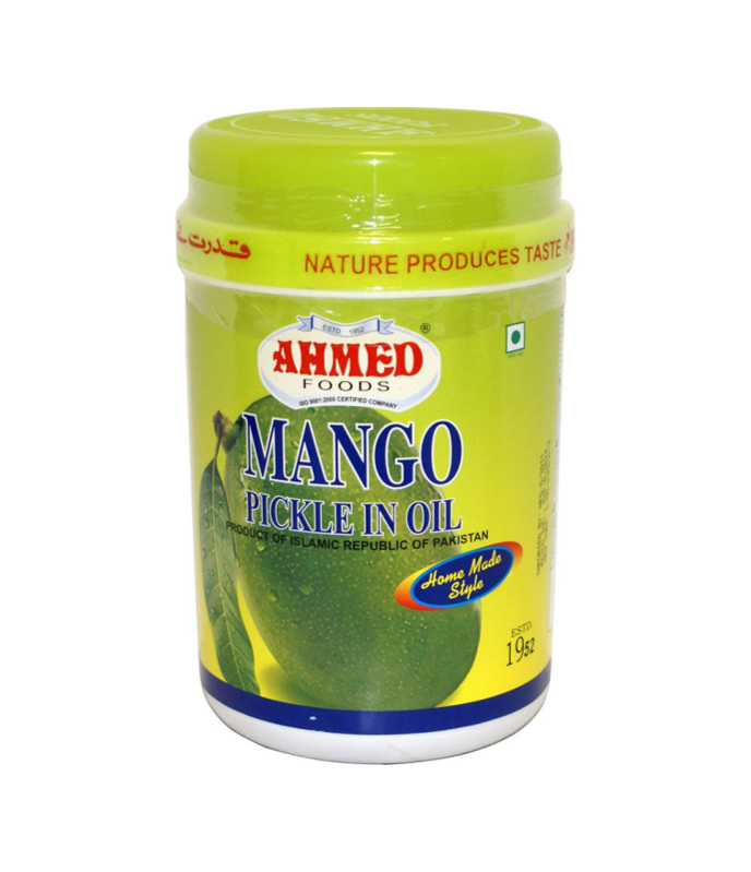 Buy Ahmed Mango Pickle in Oil Online – WorldFoodHub | Authentic Spicy Mango Pickle