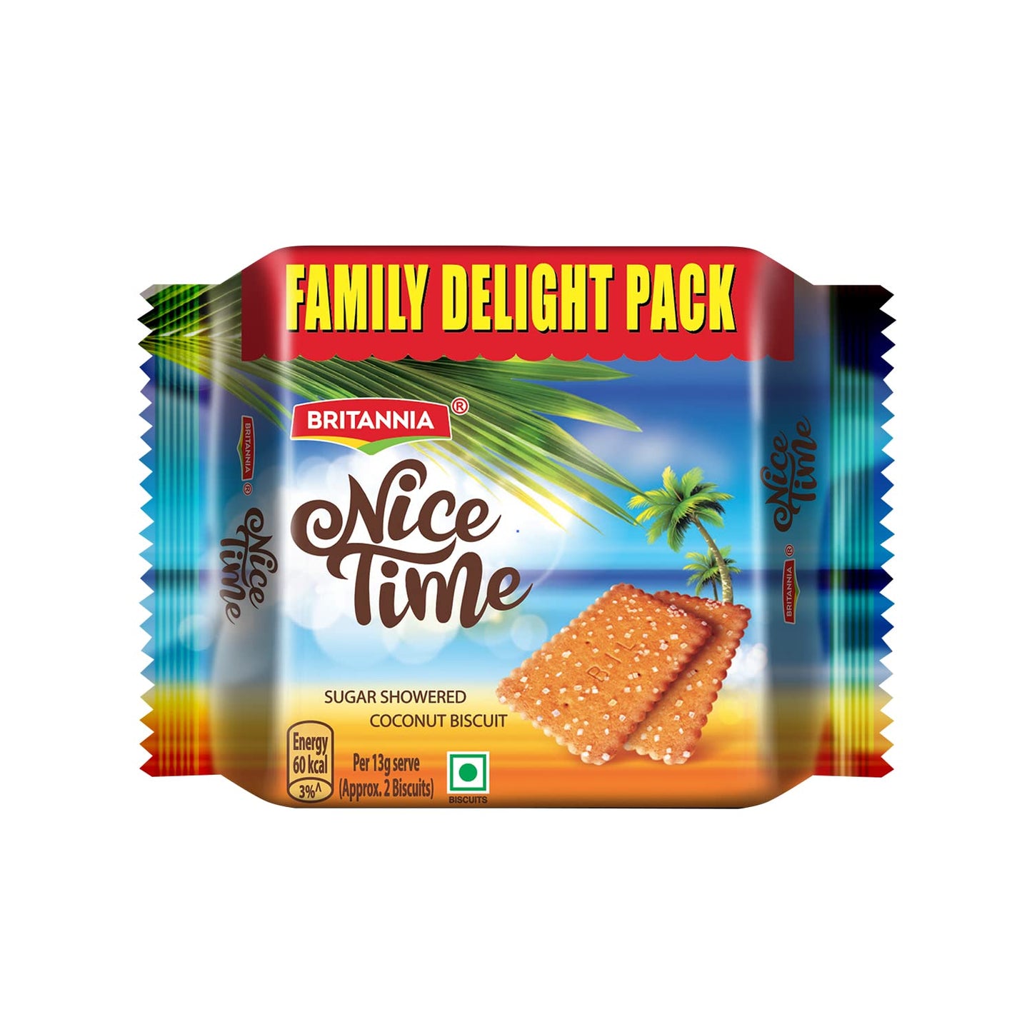 Britannia Nice Time Family Pack Coconut Biscuits 480g available at Worldfoodhub