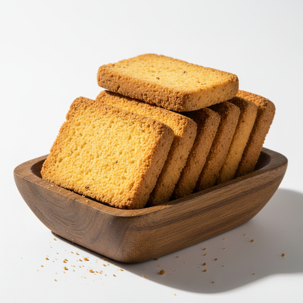 Britannia Toastea Suji Rusk 610g - Crunchy Semolina Snack for Tea-Time