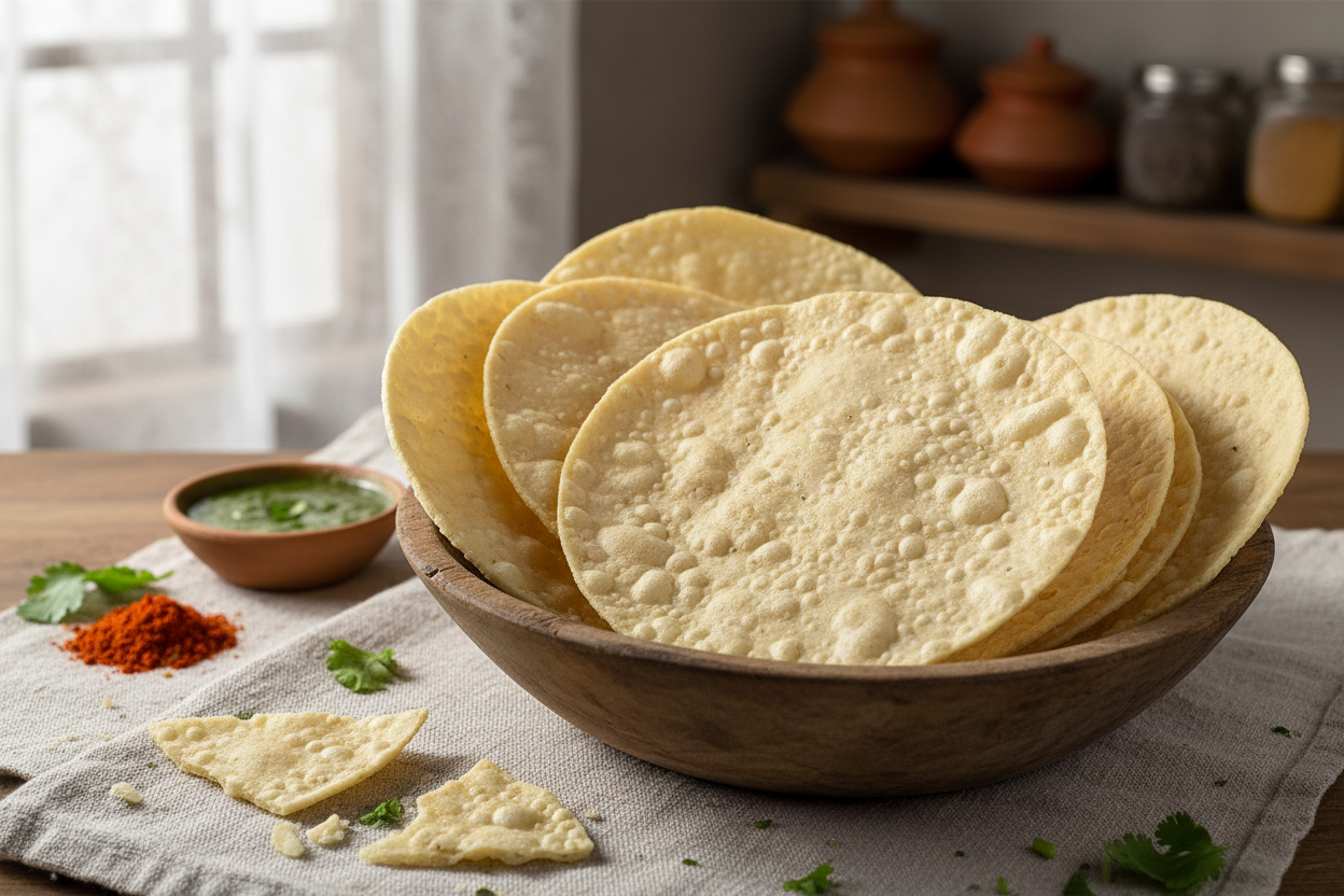 Haldiram Sada Papad 200g available on Worldfoodhub – Crunchy, traditional Indian snack