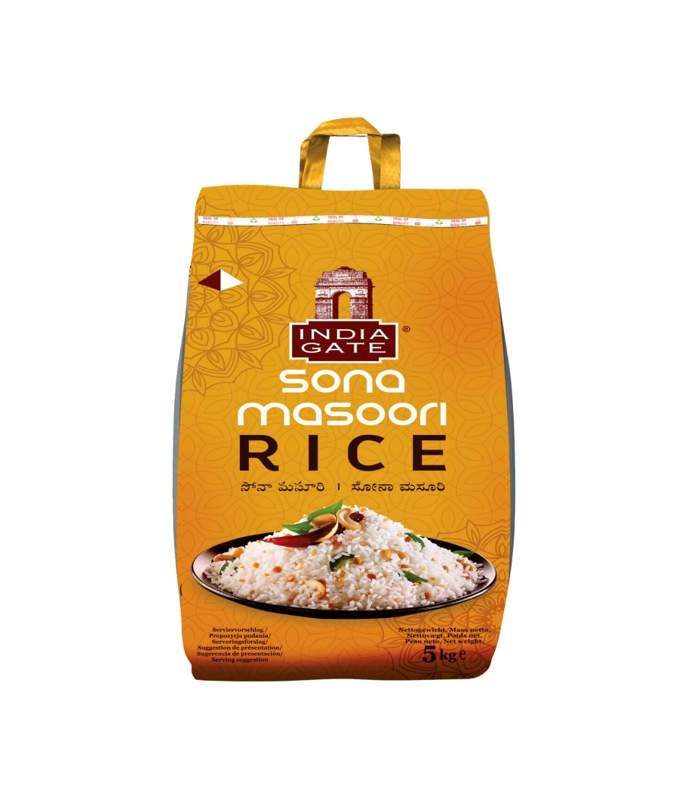 Buy India Gate Sona Masoori Rice online at Worldfoodhub | Premium Quality Short-Grain Rice from India