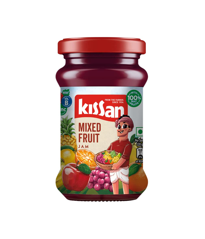 Buy Kissan Mixed Fruit Jam Online – 100% Real Fruit Spread at Worldfoodhub