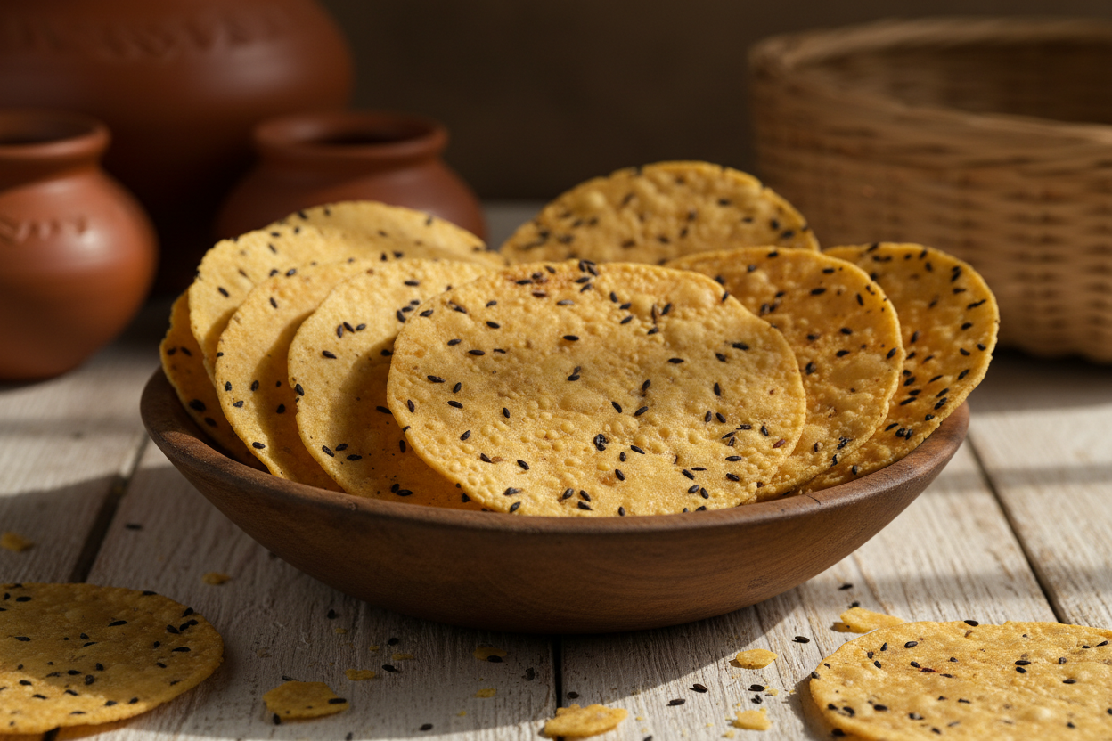 Lijjat Urid/Udad Papad Plain 200g | Authentic Indian Snack – Worldfoodhub