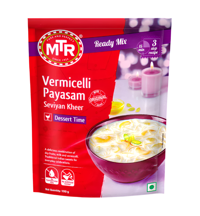 MTR Seviyam Kheer Vermicelli Payasam 180g – Traditional South Indian Dessert Available at WorldFoodHub