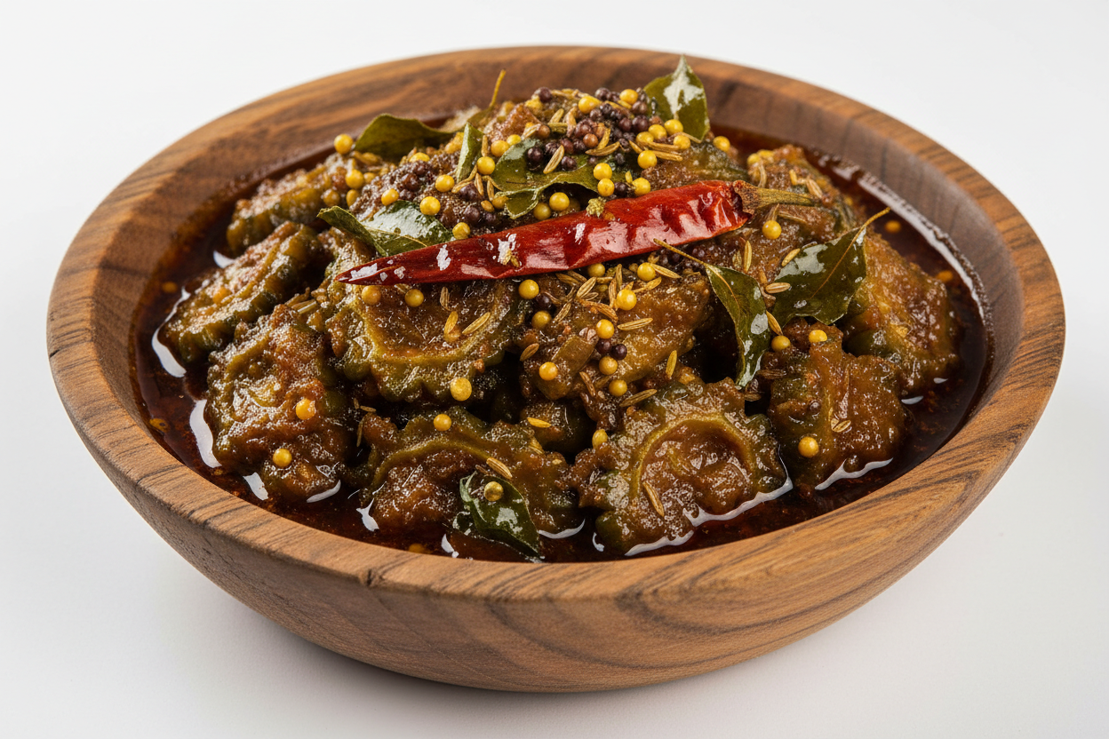 Pachranga Karela Pickle Achaar 800gm – Authentic Indian Bitter Gourd Pickle | Worldfoodhub