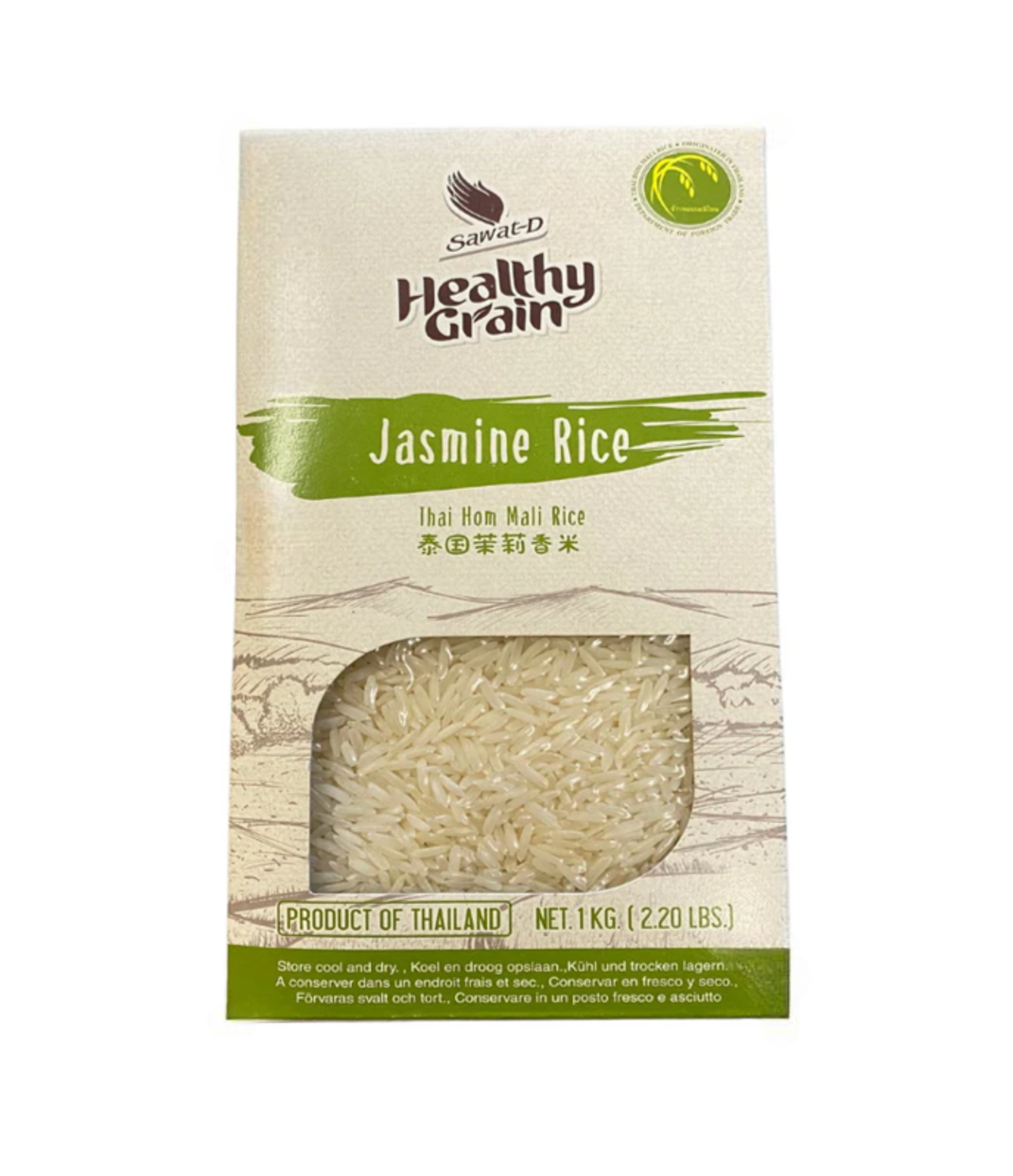 Buy SAWAT-D ORGANIC White Jasmine Rice online at Worldfoodhub | Premium Quality Thai Hom Mali Rice
