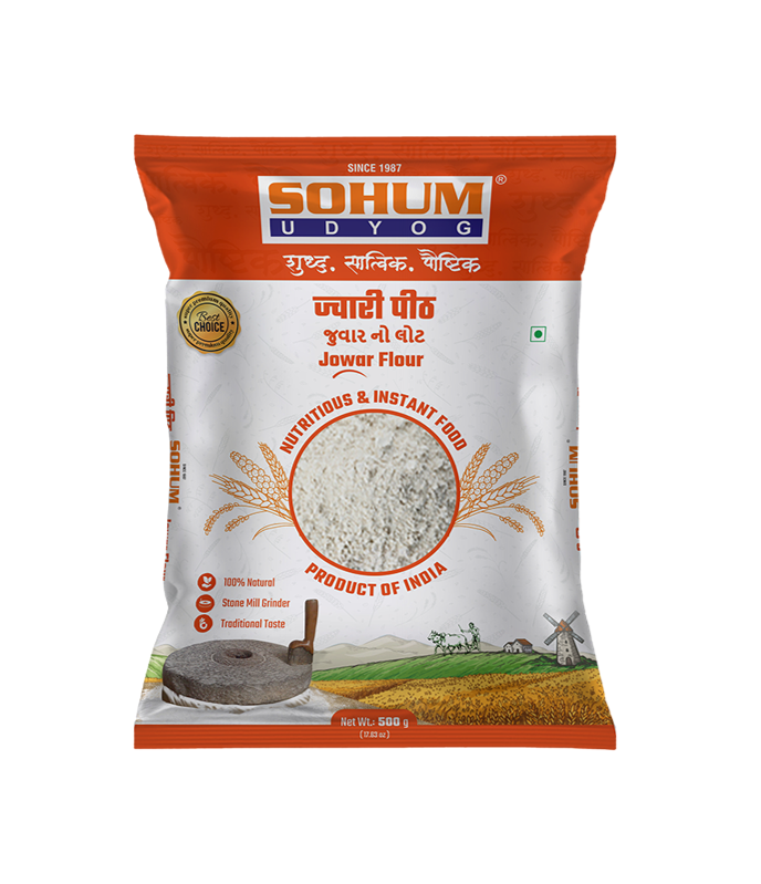 Buy Sohum Juwar Peeth (Sorghum Flour) - 1kg online at Worldfoodhub | Gluten-Free & High in Fiber