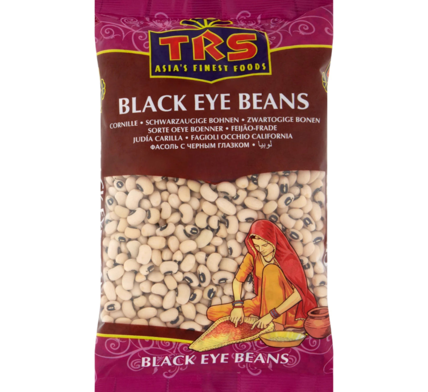 TRS Black Eye Beans (White Rajma) - 2 kg