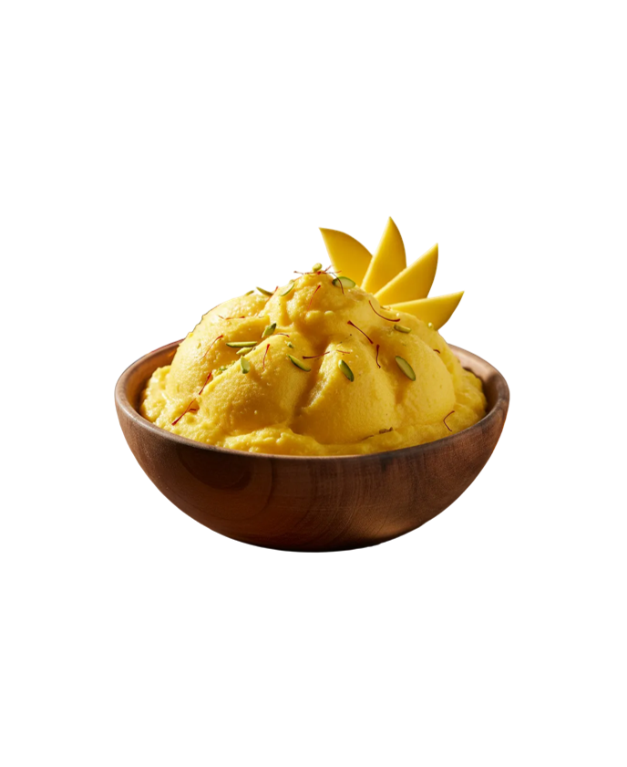 Creamy Mango Shrikhand Traditional Indian Yogurt Dessert with Mango Pulp – Fresh Sweet Available at Worldfoodhub Europe