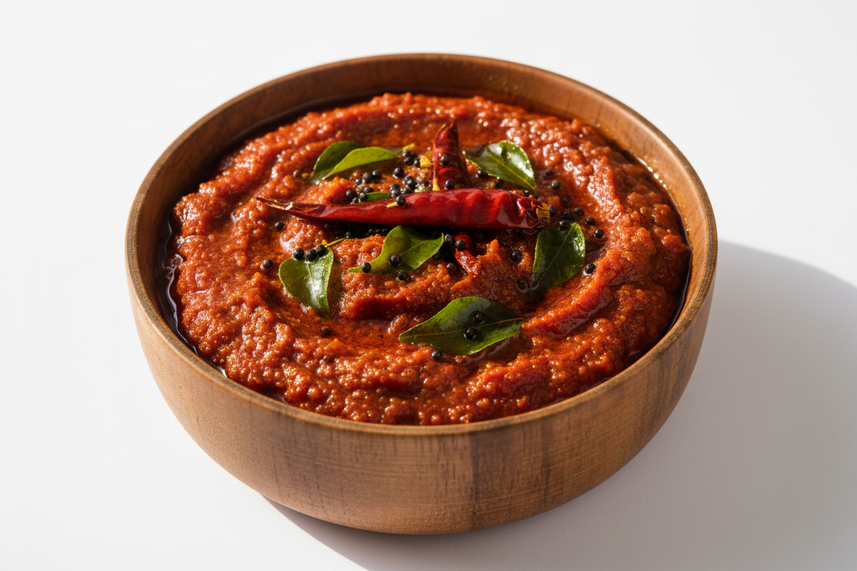 AACHI Tomato Pickle 300g – Authentic Indian Spicy & Tangy Condiment – Available at Worldfoodhub
