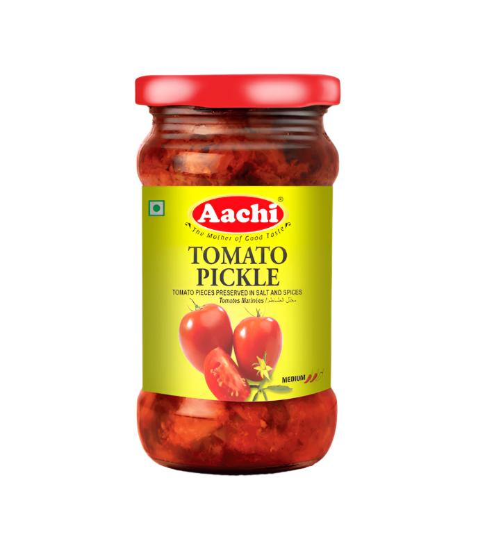 AACHI Tomato Pickle 300g – Authentic Indian Spicy & Tangy Condiment – Available at Worldfoodhub