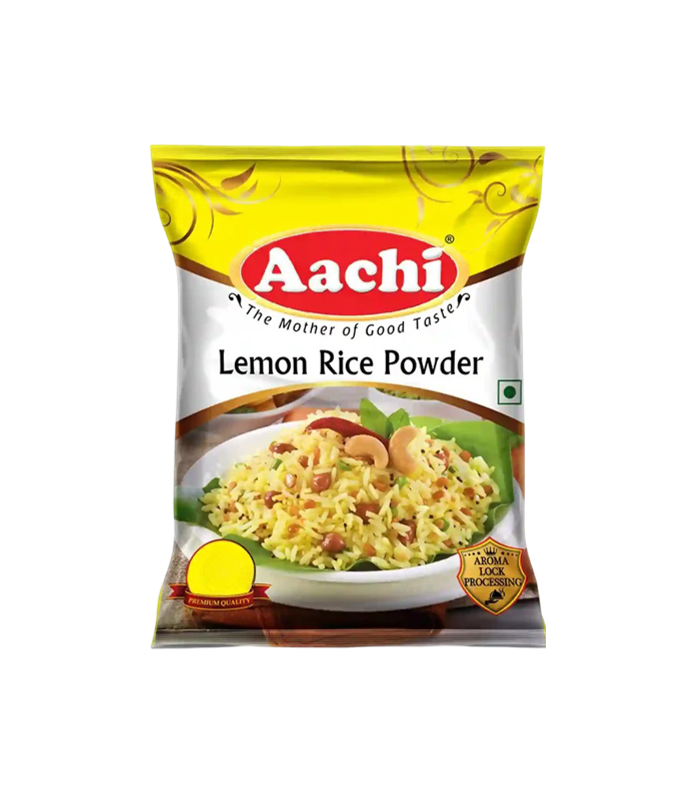 Aachi Lemon Rice Powder 100g available at Worldfoodhub - Authentic South Indian Flavor