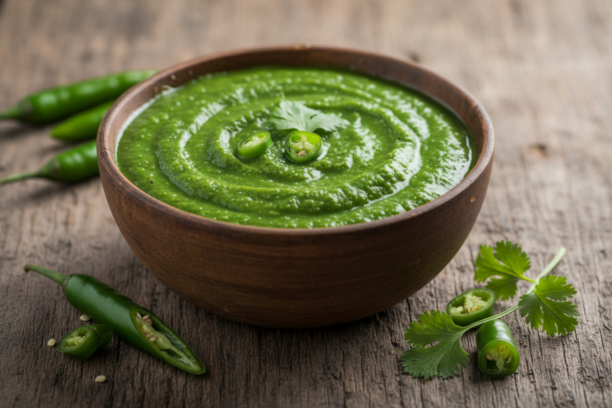Buy Ahmed Foods - Green Chilli Sauce - 300 gram on worldfoodhub
