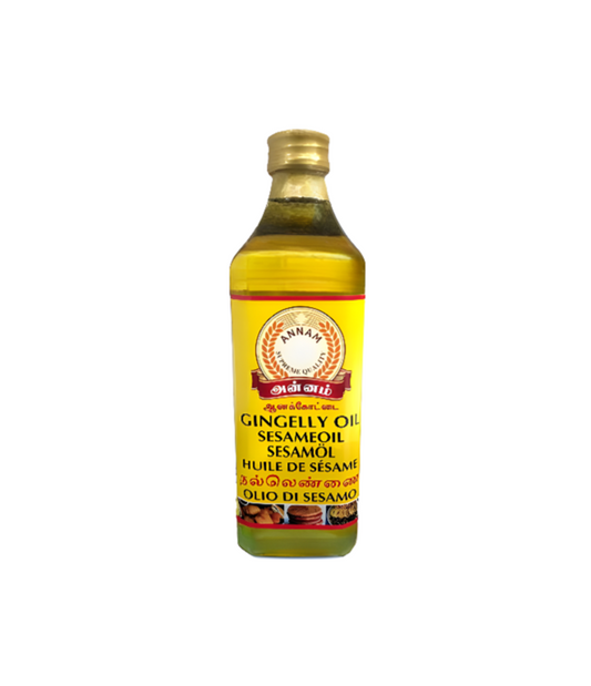 Annam Gingely Oil (Sesame Oil) - Premium Quality Cold-Pressed - 1L | WorldFoodHub