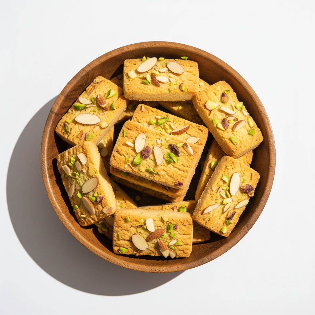 Haldiram Badam Pista Cookies 200g - Delicious Almond Pistachio Cookies from Worldfoodhub