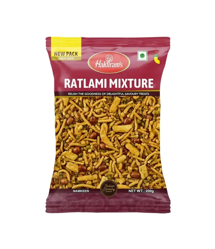 Buy Indian haldirams - Ratlami Mixture - 200g available at Worldfoodhub on worldfoodhub