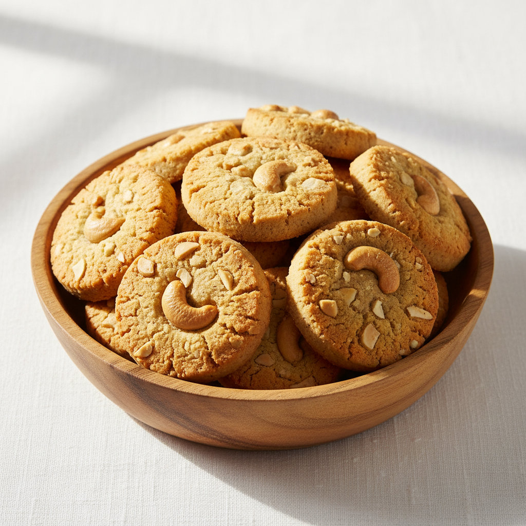Karachi Bakery Vegan Cashew Sugar-Free Biscuits on WorldFoodHub
