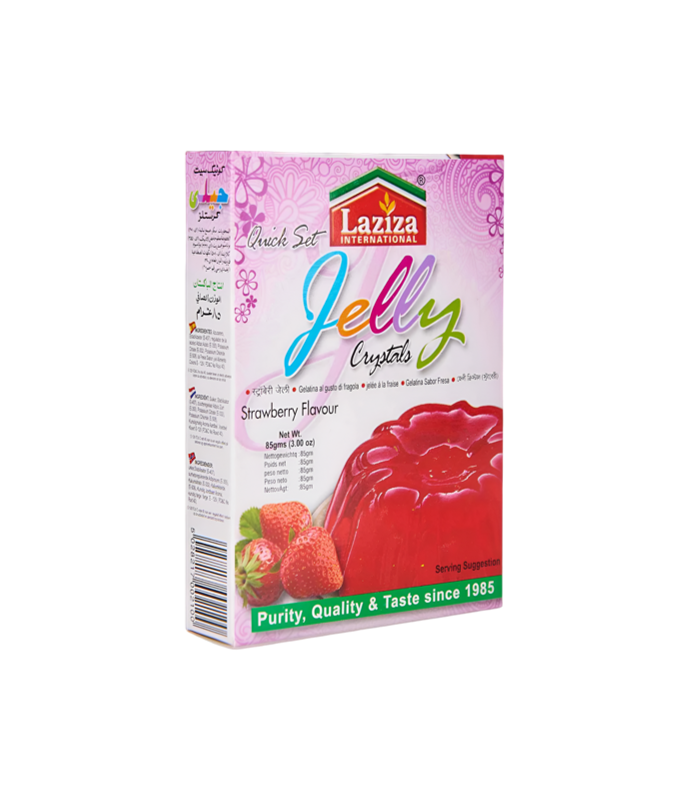 Laziza Jelly Crystals Cherry Flavour Online – WorldFoodHub | Sweet & Refreshing Dessert