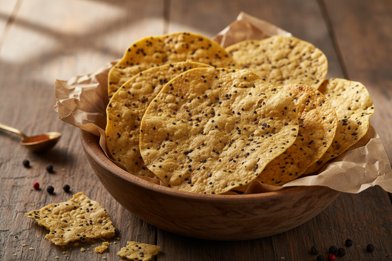 Lijjat Urid/Udad Papad Plain 200g | Authentic Indian Snack – Worldfoodhub