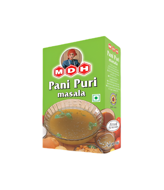 MDH Pani Puri Masala 100g pack available at Worldfoodhub for authentic Indian flavors