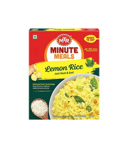 MTR RTE Lemon Rice - Ready-to-Eat Indian Meal available on WorldFoodHub