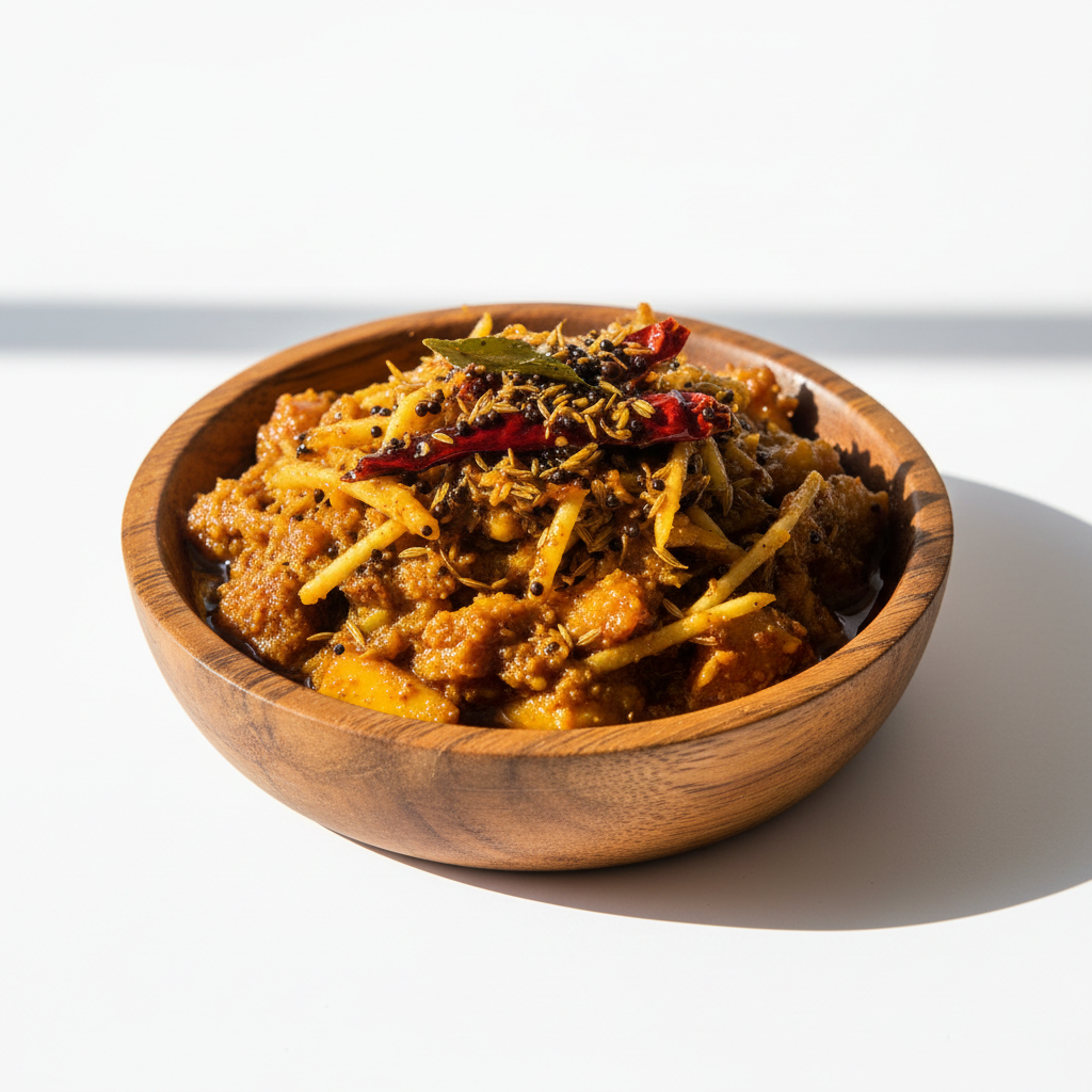 Buy Priya Mango Ginger Pickle Without Garlic Online at WorldFoodHub – Authentic Indian Pickle with Spicy & Tangy Flavor