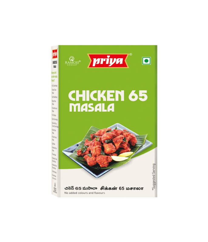 Priya Chicken 65 Masala Powder – Authentic South Indian Spice Blend for Chicken 65