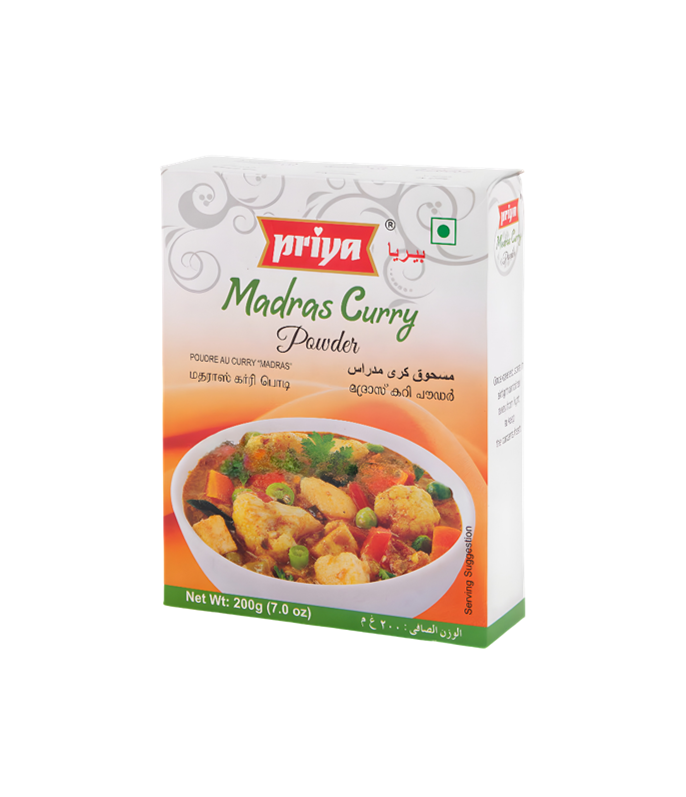 Buy Priya Madras Curry Powder - 200 gram Pack available on worldfoodhub