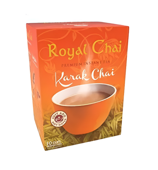 Buy Royal Chai Karak Unsweetened Instant Tea with Saffron on worldfoodhub