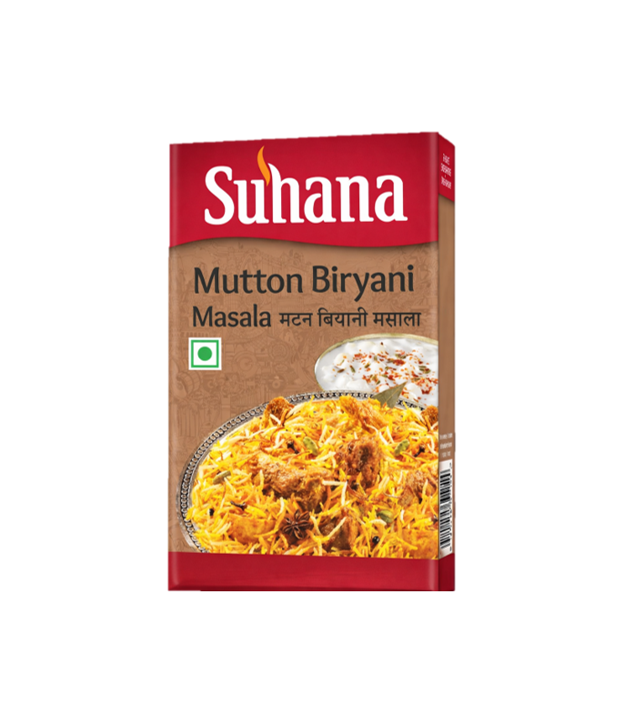 Suhana Mutton Biryani Masala – Authentic Indian Spice Mix for Flavorful Biryani
