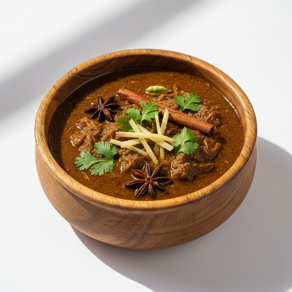 TATA RTE Raasa Lucknowi Nihari Curry ready-to-eat gourmet meal available at Worldfoodhub, featuring authentic Lucknow flavors.