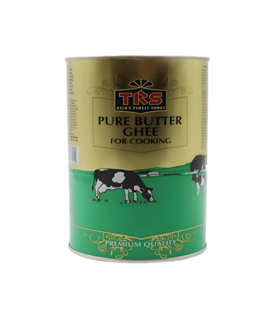 Can of TRS Pure Butter Ghee for cooking on worldfoodhub