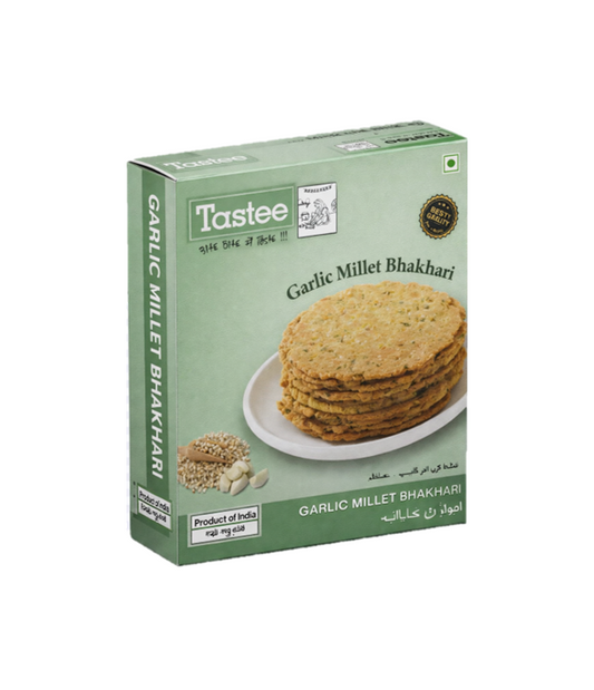 Buy Tastee Bhakhari Garlic Millet - 180 gram on Worldfoodhub