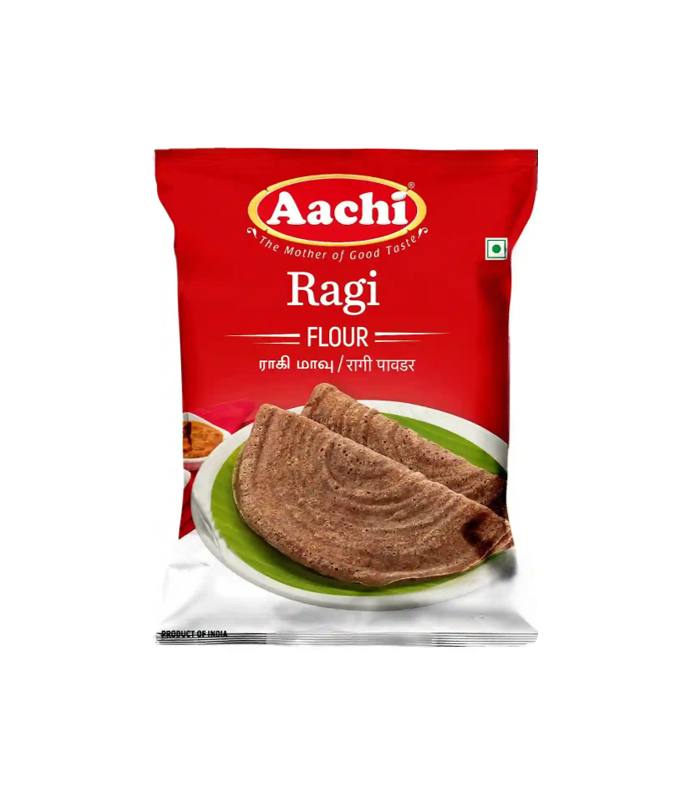 Buy AACHI Ragi Flour (Roasted) 1Kg Online at Worldfoodhub | Premium Quality Finger Millet Flour