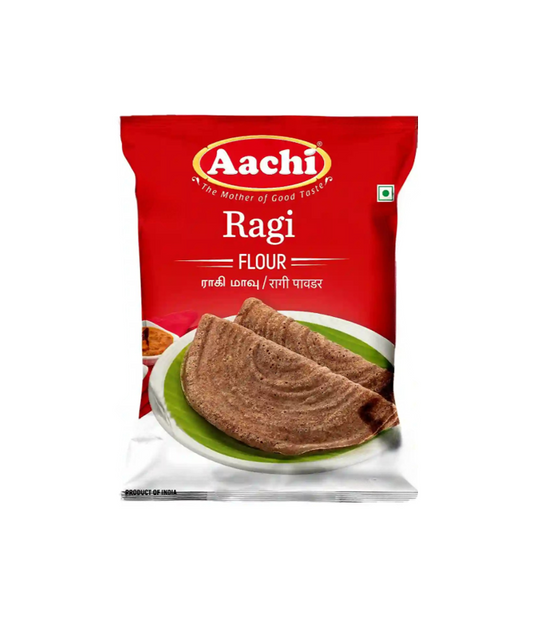 Buy AACHI Ragi Flour (Roasted) 1Kg Online at Worldfoodhub | Premium Quality Finger Millet Flour