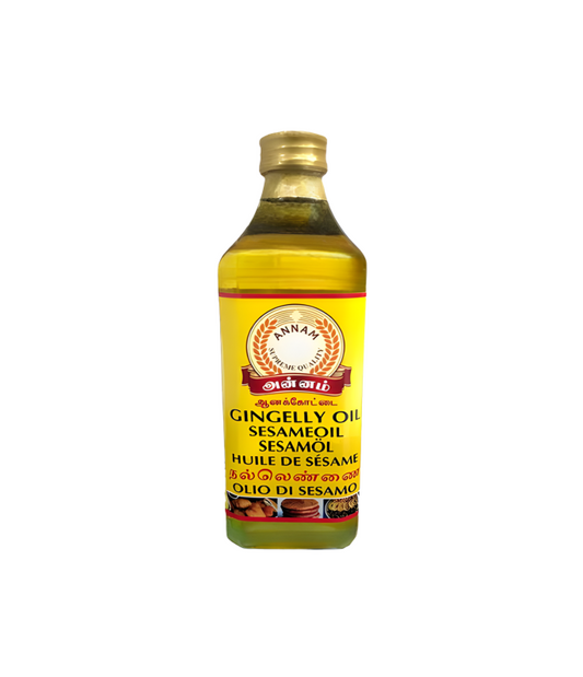 Annam Gingely Oil (Sesame Oil) - Premium Quality Cold-Pressed - 1L | WorldFoodHub