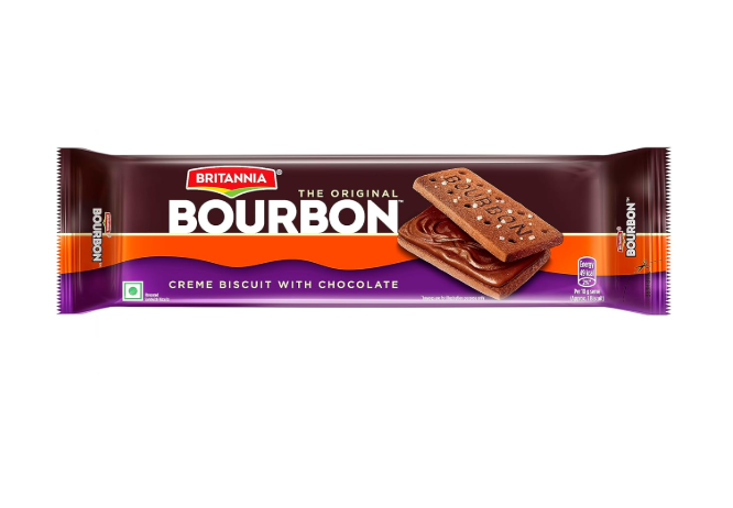 Britannia Bourbon Cream Biscuits - 60g available at WorldFoodHub