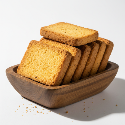 Britannia Toastea Suji Rusk 610g - Crunchy Semolina Snack for Tea-Time