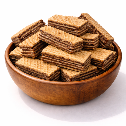 Britannia Treat Wafers Chocolate 150g Pack available on Worldfoodhub - Delicious crispy wafers with rich chocolate filling