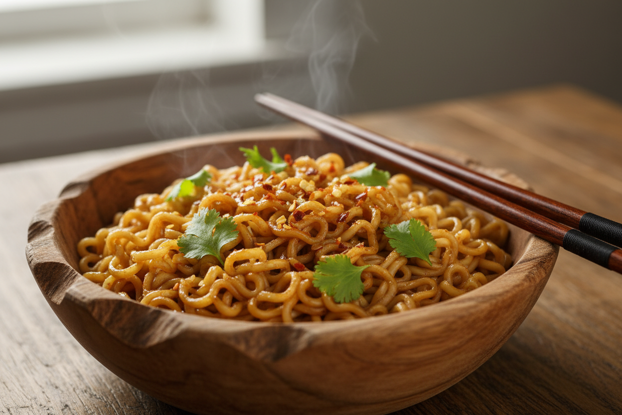 Ching’s Hot Garlic Instant Noodles 300g available at Worldfoodhub