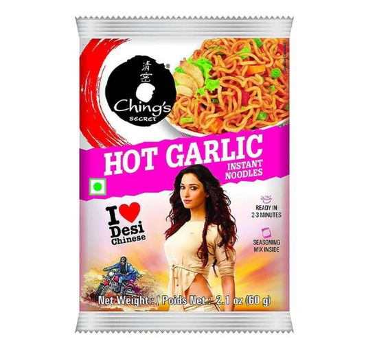 Ching’s Hot Garlic Instant Noodles 300g available at Worldfoodhub