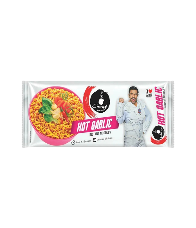 Ching’s Hot Garlic Instant Noodles 300g available at Worldfoodhub