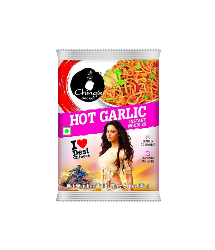 Ching’s Hot Garlic Instant Noodles 300g available at Worldfoodhub