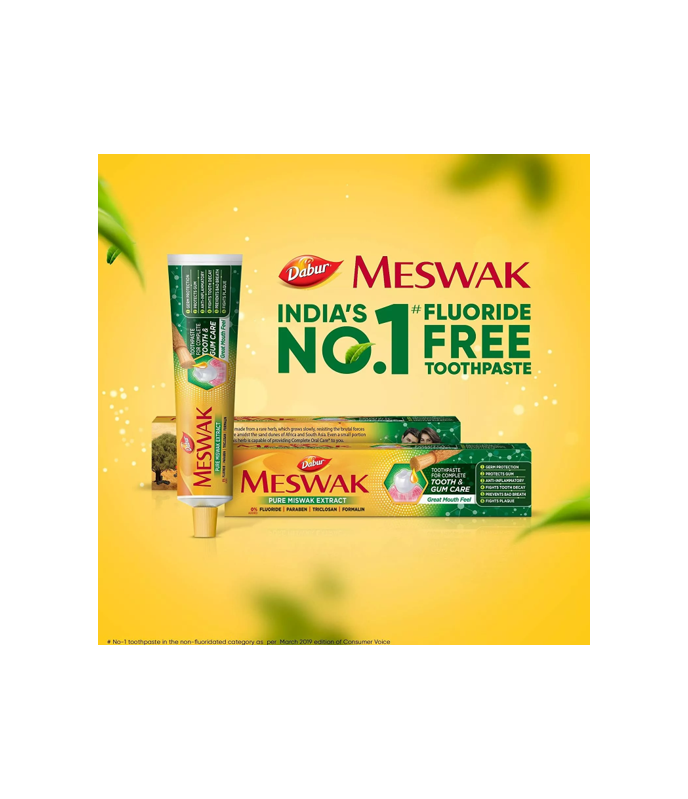 Dabur Meswak Herbal Toothpaste 100g – Natural Miswak Extract for Healthy Gums & Teeth | WorldFoodHub