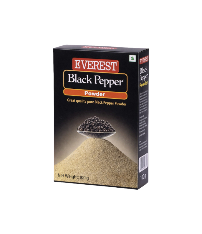 Everest Black Pepper Powder, 100 gms – Premium Quality, Aromatic, and Pure Black Pepper for Cooking and Seasoning | Worldfoodhub