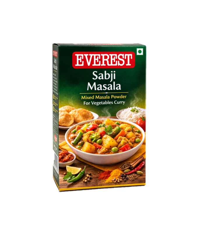 Everest Sabji Masala 100g – Premium Indian Spice Blend for Flavorful Vegetable Dishes – Available on Worldfoodhub
