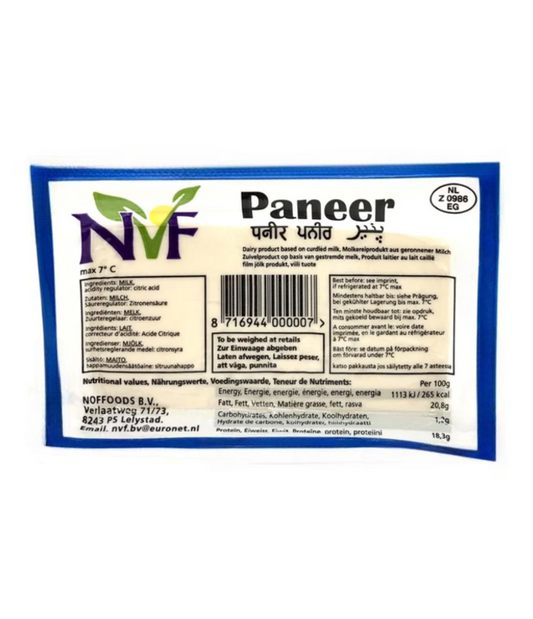 Buy Fresh Paneer - NVF online at Worldfoodhub | 100% Pure Cottage Cheese