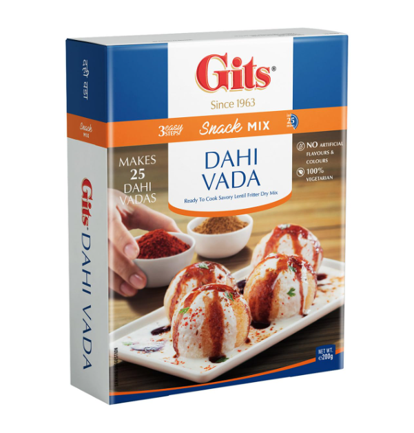 Gits Dahi Vada Mix - Authentic North Indian Snack available at Worldfoodhub